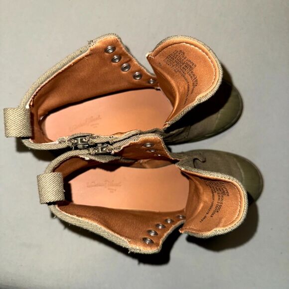 Universal Thread Teagan Women's US 6.5 Bootie Olive Lace-Up Casual Ankle Boots - Picture 5 of 7